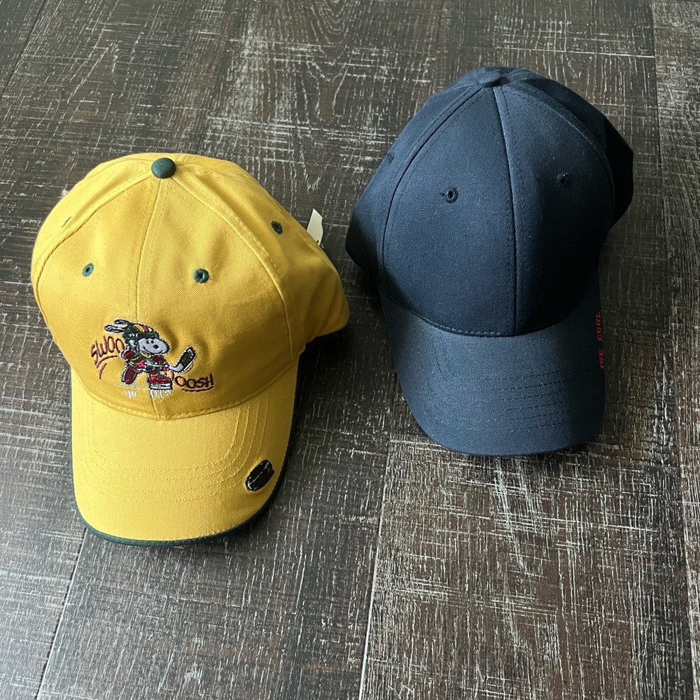 Embroidered Yellow and Navy Snoopy Hats